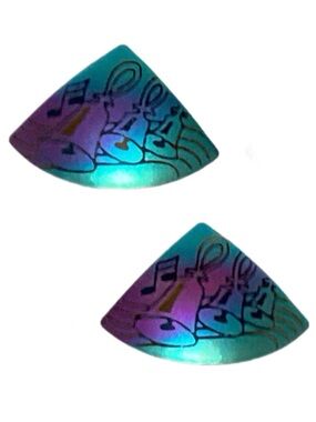 Earrings- Holly Yashi Niobiom Fan Shaped Studs